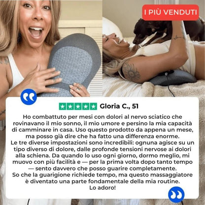 Vertebra Spinarelax™ – Massaggiatore 3-in-1 per Schiena, Collo e Colonna Vertebrale