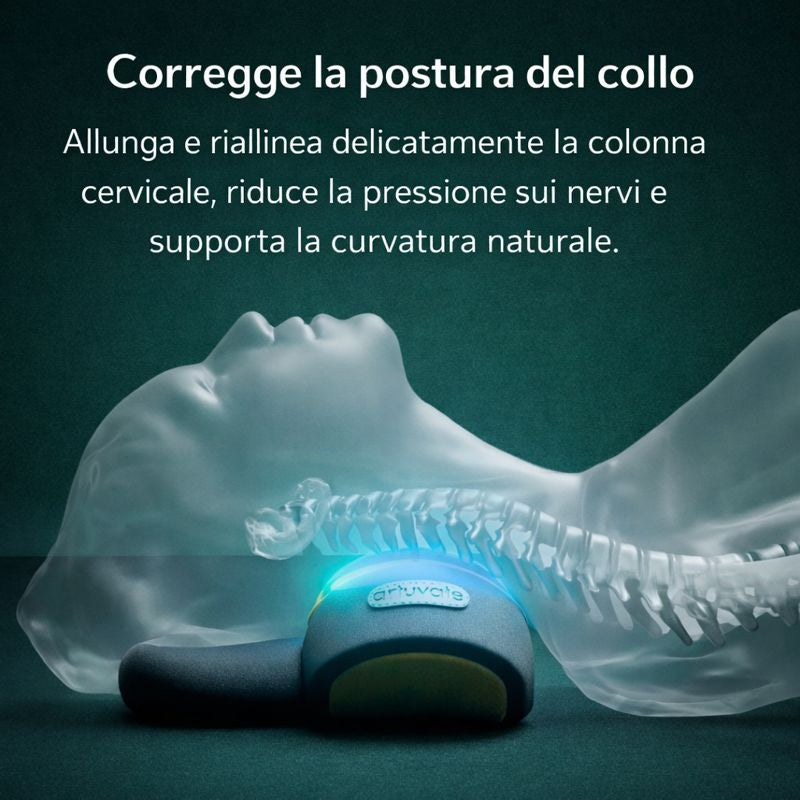 Ergovita™ – Cuscino Massaggiante con Calore per Collo e Spalle