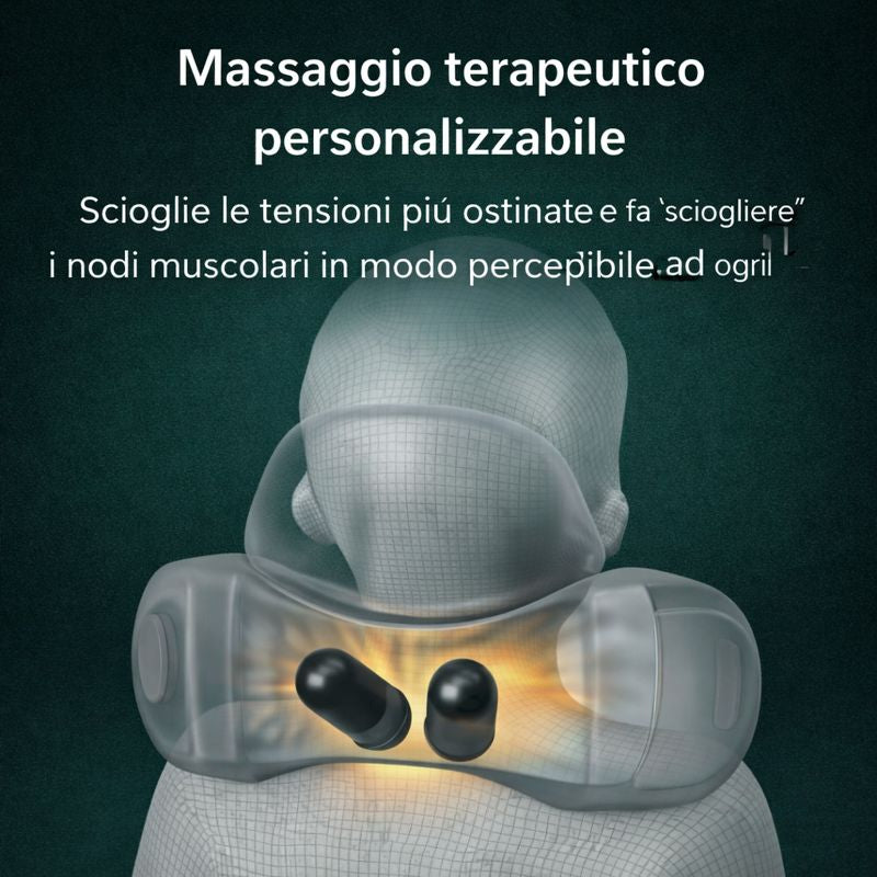 Ergovita™ – Cuscino Massaggiante con Calore per Collo e Spalle